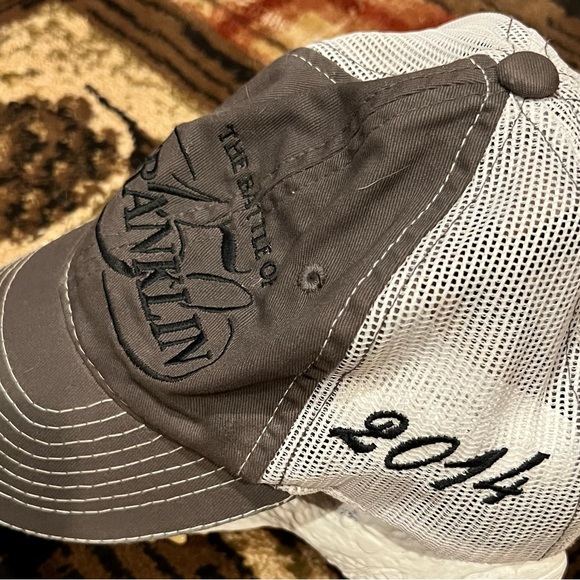 The Battle of Franklin marked on one side of the hat 1864, other side 2014. - Picture 3 of 8